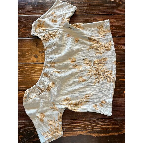 Sadie & Sage Women's Floral Short Sleeve Blouse Multicolor Size S - Picture 2 of 4